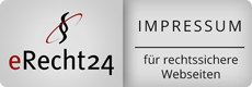 Siegel für ein Impressum für rechtssichere Webseiten